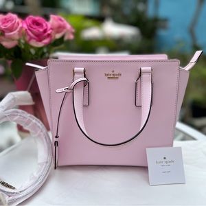 Unused/new Kate Spade Cameron Street Hayden tote in pink lemonade.